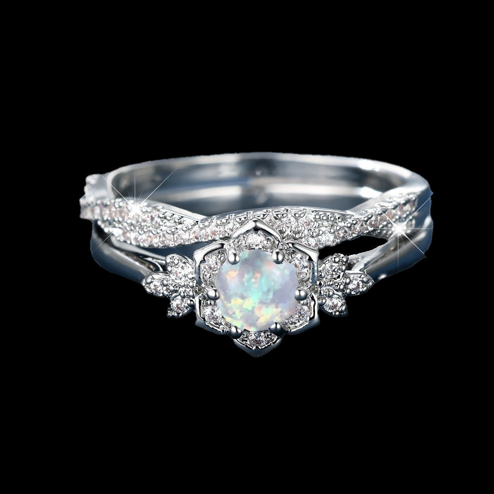 WorldNorse Snowflower Crown Ring - Silver - AU Size V1/2 (US 11) - image 0