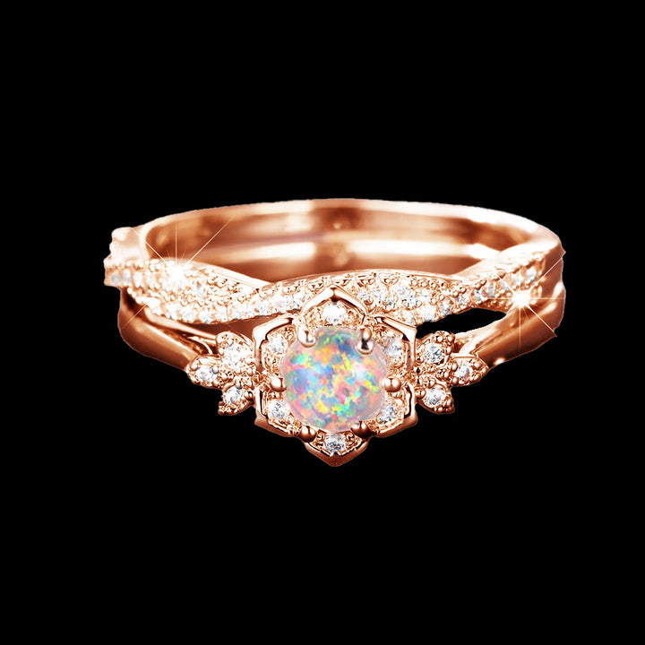 WorldNorse Snowflower Crown Ring - Rose Gold - AU Size V1/2 (US 11) - image 5