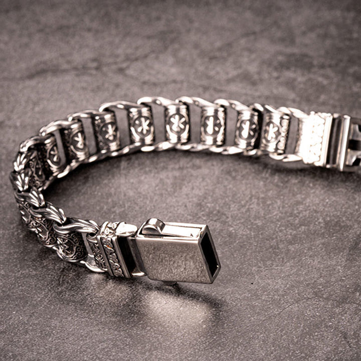 WorldNorse Viking Rune Barrel Chain Bracelet - image 3