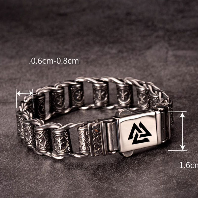 WorldNorse Viking Rune Barrel Chain Bracelet - image 7