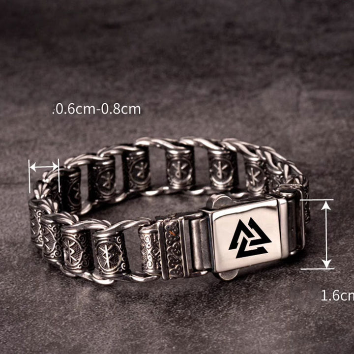 WorldNorse Viking Rune Barrel Chain Bracelet - image 7