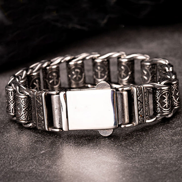 WorldNorse Viking Rune Barrel Chain Bracelet - image 2
