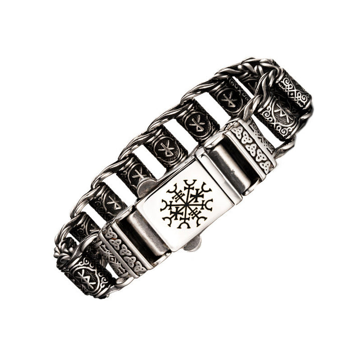 WorldNorse Viking Rune Barrel Chain Bracelet - Lost - 22cm - NO THANKS - image 10