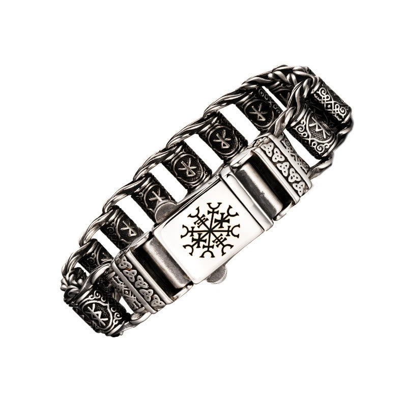 WorldNorse Viking Rune Barrel Chain Bracelet - Lost - 22cm - image 11