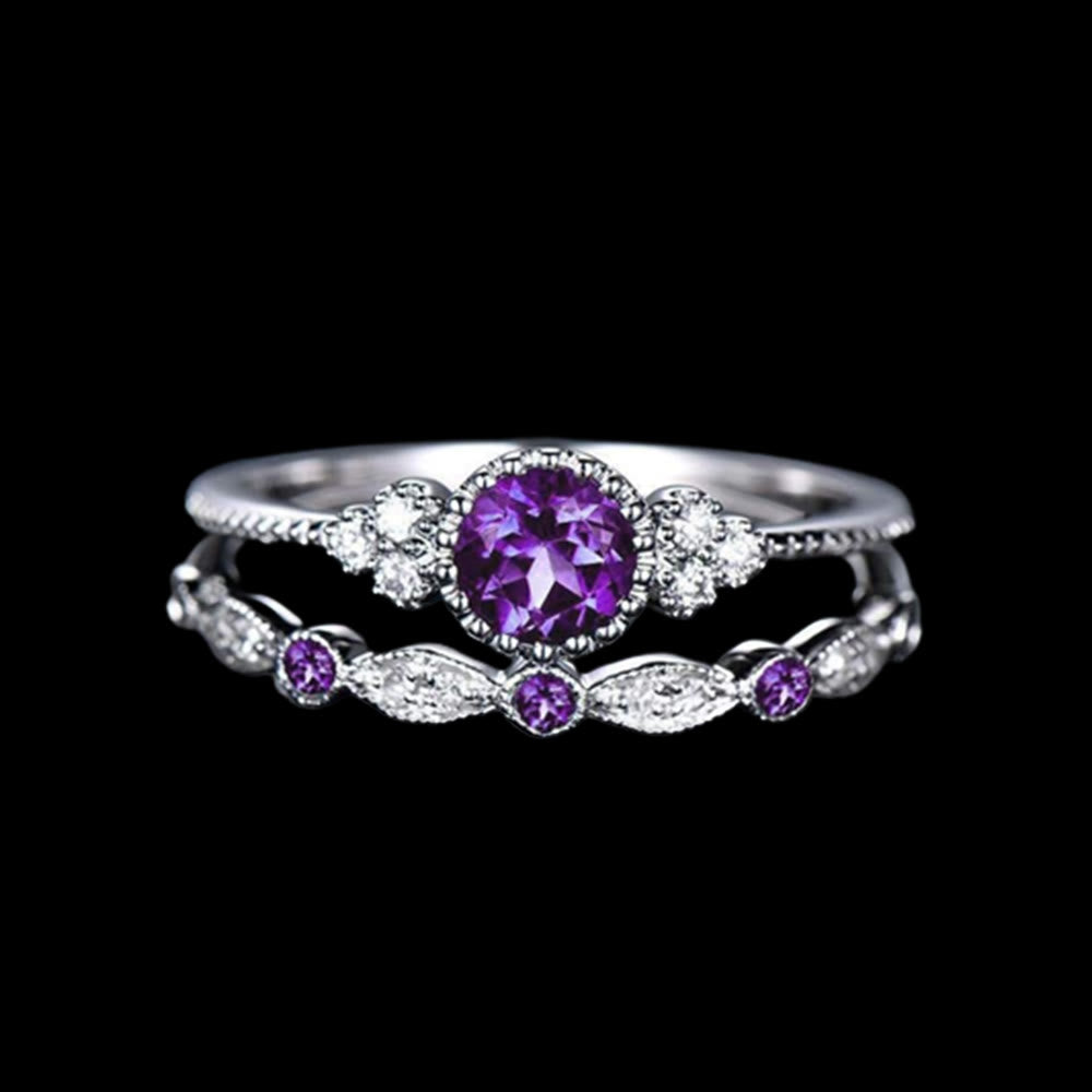 WorldNorse Norse Lovebond Ring - Purple - AU Size T1/2 (US 10) - image 10