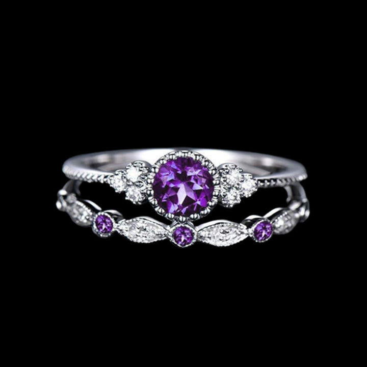 WorldNorse Norse Lovebond Ring - Purple - AU Size T1/2 (US 10) - image 10