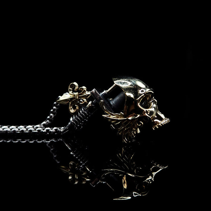 WorldNorse Skull Tattoo Machine Necklace - image 8