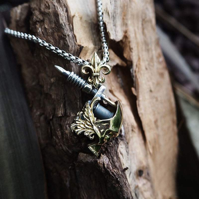 WorldNorse Skull Tattoo Machine Necklace - image 2