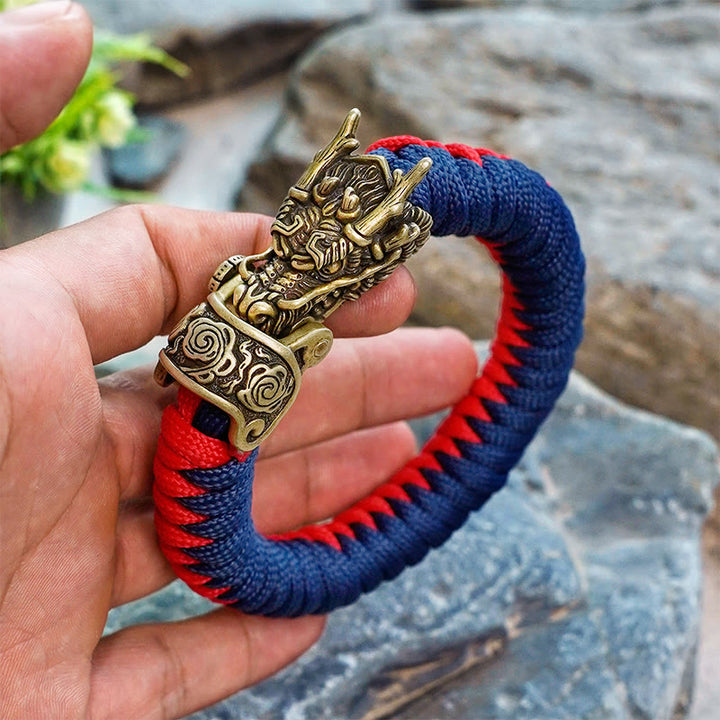 WorldNorse Mythology Norse Dragon Paracord Braided Bracelet - image 4