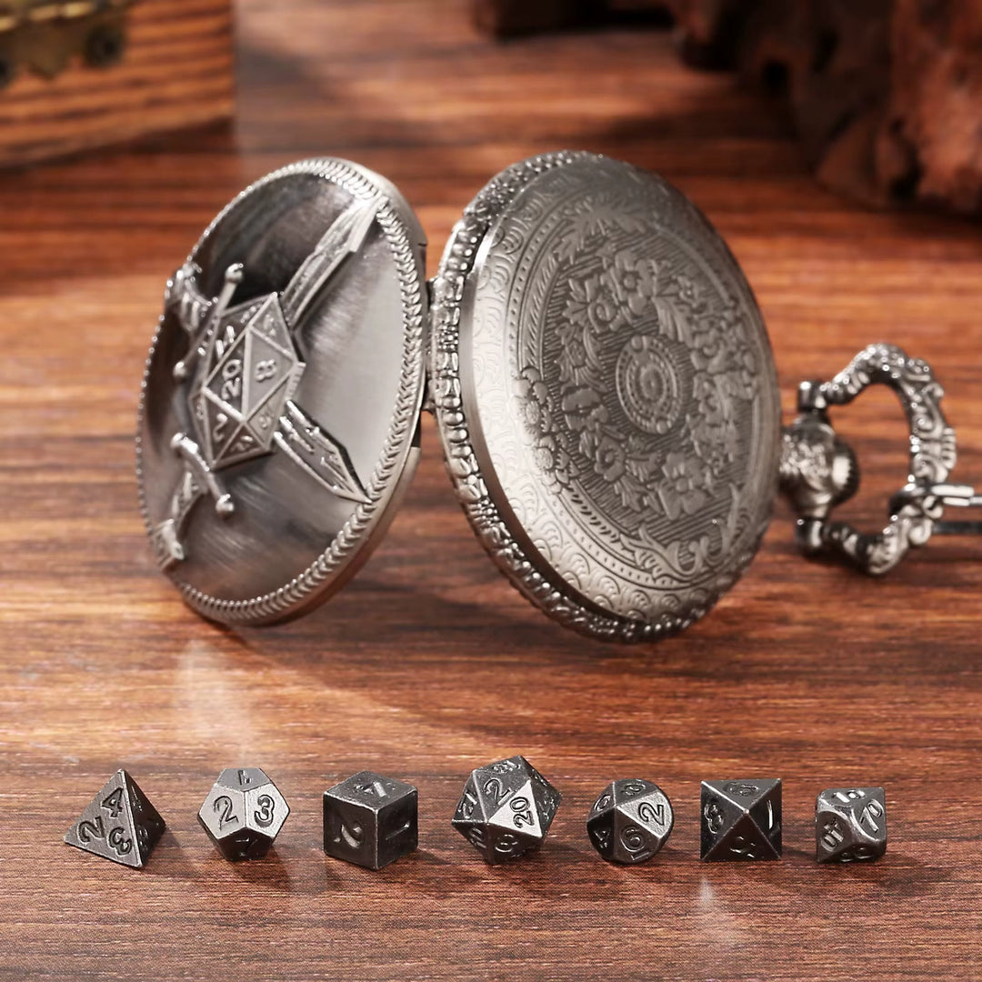 WorldNorse Dual Swords Polyhedral Dice Waist Chain - image 9
