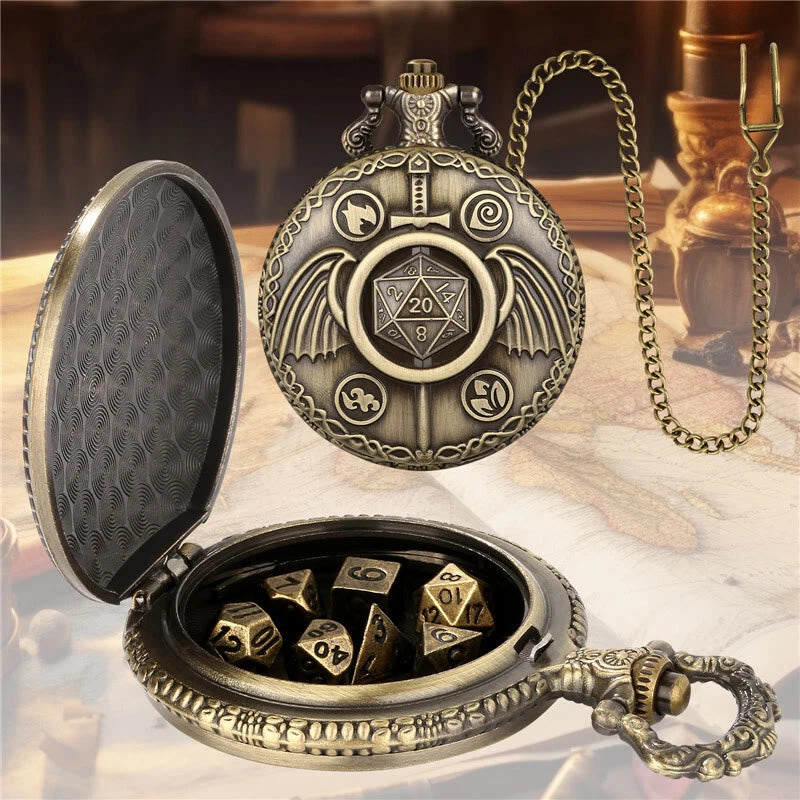 WorldNorse Sword Wings Polyhedral Dice Waist Chain - image 4