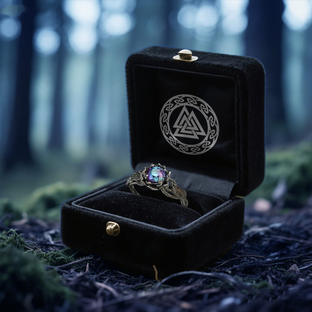 WorldNorse Aurora Flower Knot Ring - image 5