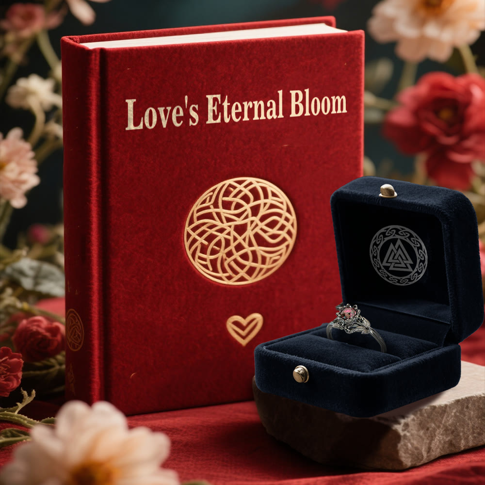 WorldNorse Aurora Flower Knot Ring - image 8