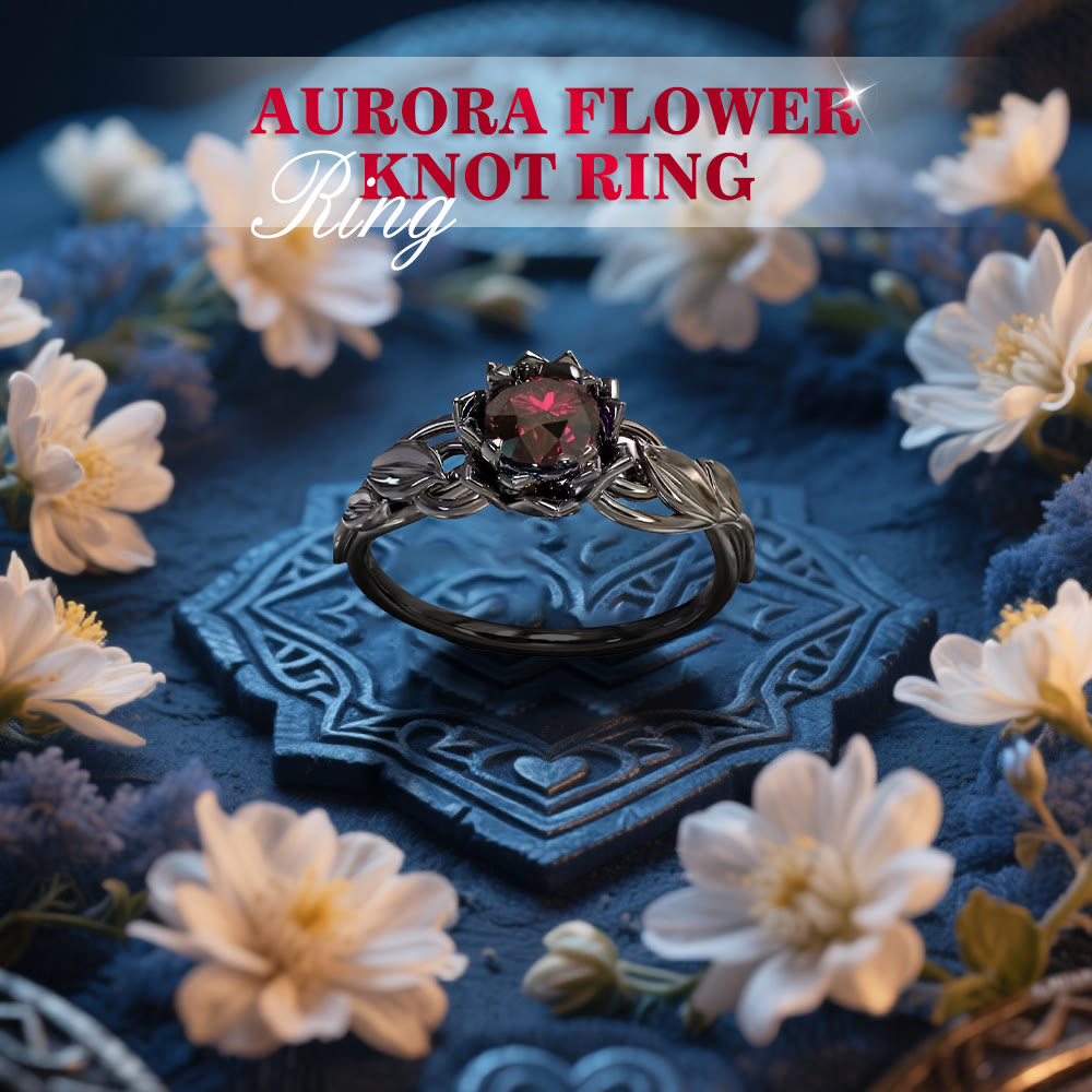 WorldNorse Aurora Flower Knot Ring - image 9
