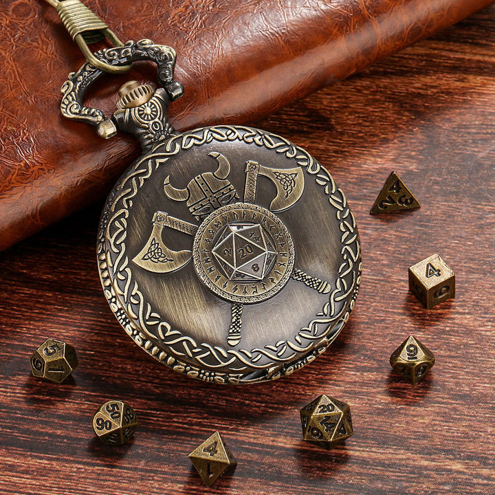 WorldNorse Viking Axe Helmet Rune Seven Dice Waist Chain - image 7