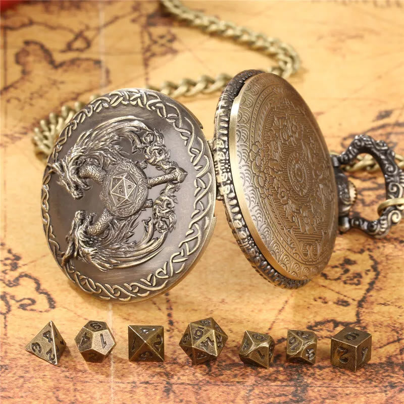 WorldNorse Magic Wand Dragon Mini Dice Set Waist Chain - image 3