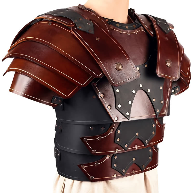 WorldNorse Viking Leather Paneled Design Chest Armor  - image 2