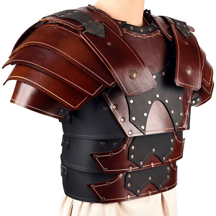 WorldNorse Viking Leather Paneled Design Chest Armor  - image 2