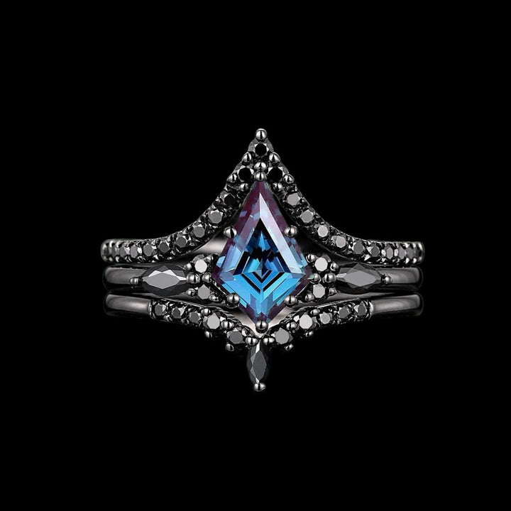 WorldNorse Black Twilight Crown Ring - AU Size T1/2 (US 10)  - image 0