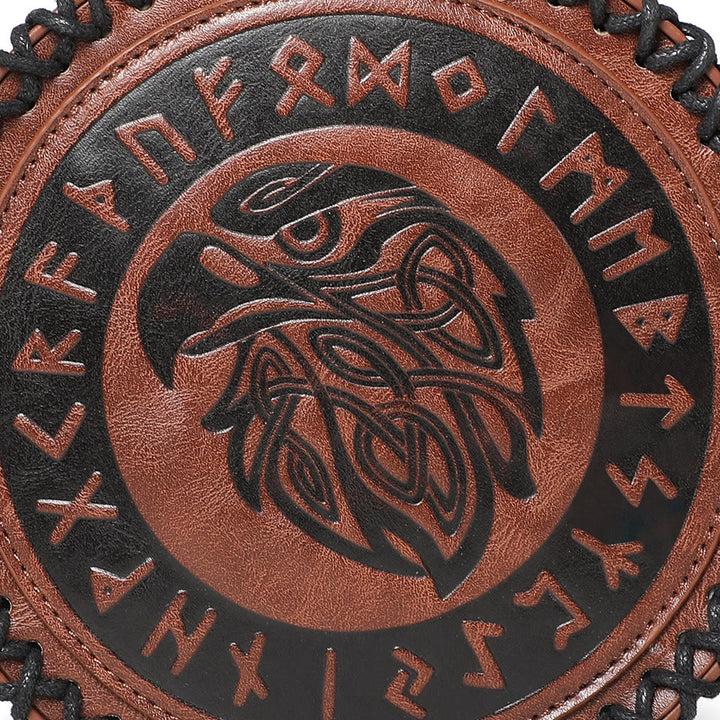 WorldNorse Viking Rune Eagle Embossed Crossbody Bag - image 14