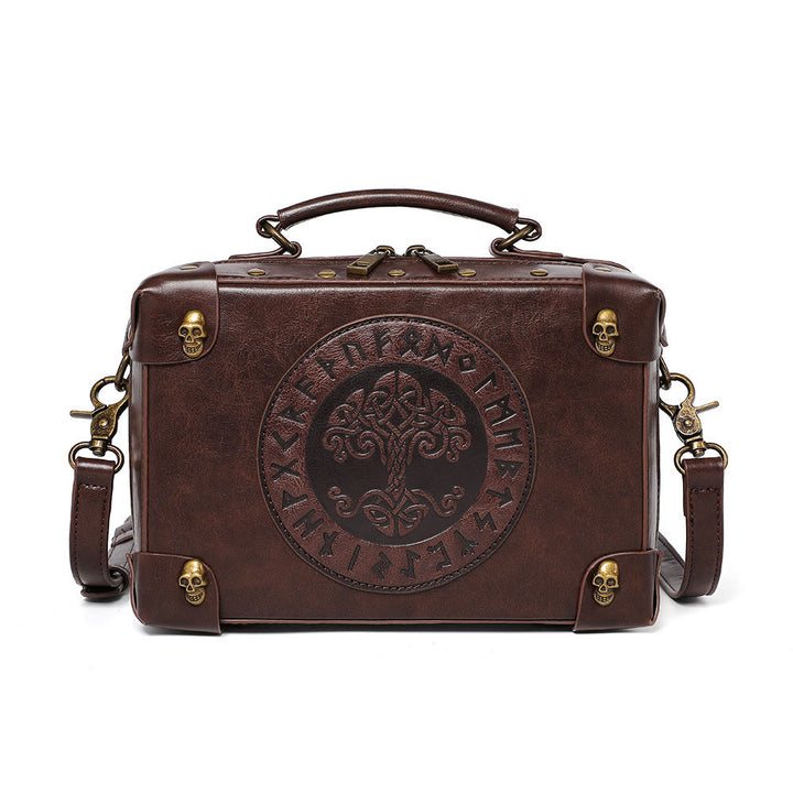 WorldNorse Gothic Tree Of Life Skull Accessories Crossbody Bag - image 2