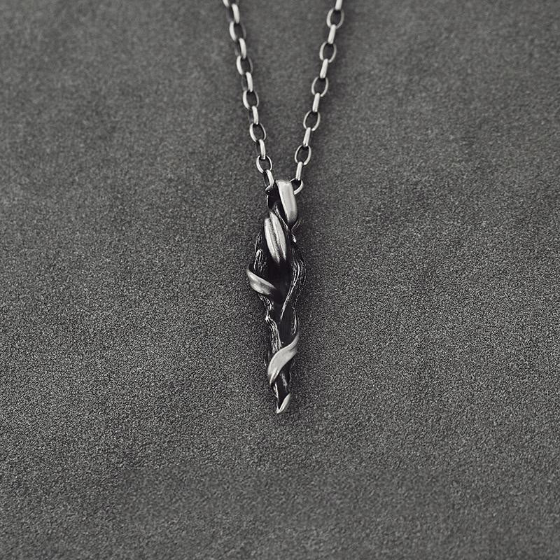 WorldNorse Handcrafted 999 Silver Twisted Branch Necklace - image 4