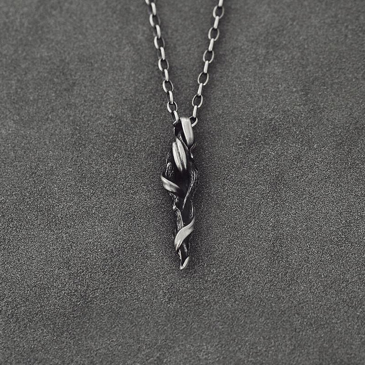 WorldNorse Handcrafted 999 Silver Twisted Branch Necklace - image 4