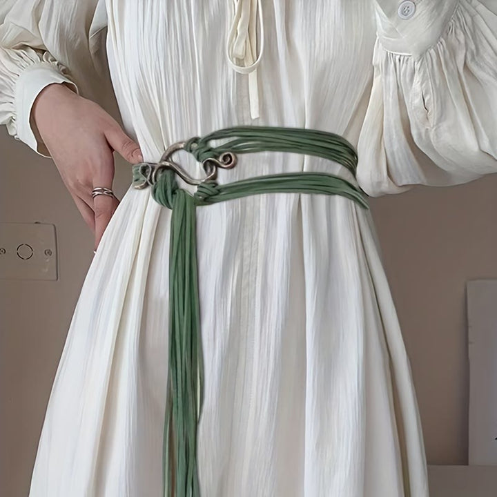 WorldNorse Serpent Shaped Buckle Multi Strap Belt - image 7
