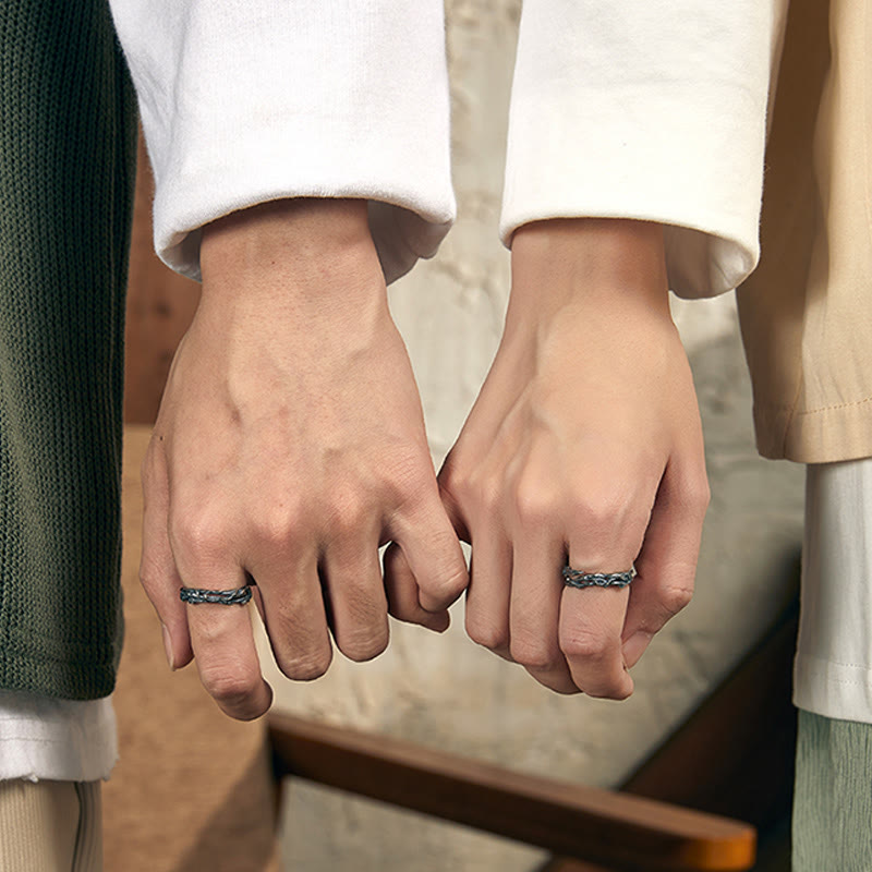 WorldNorse 925 Sterling Silver Twisted Thorn Branch Ring - image 1