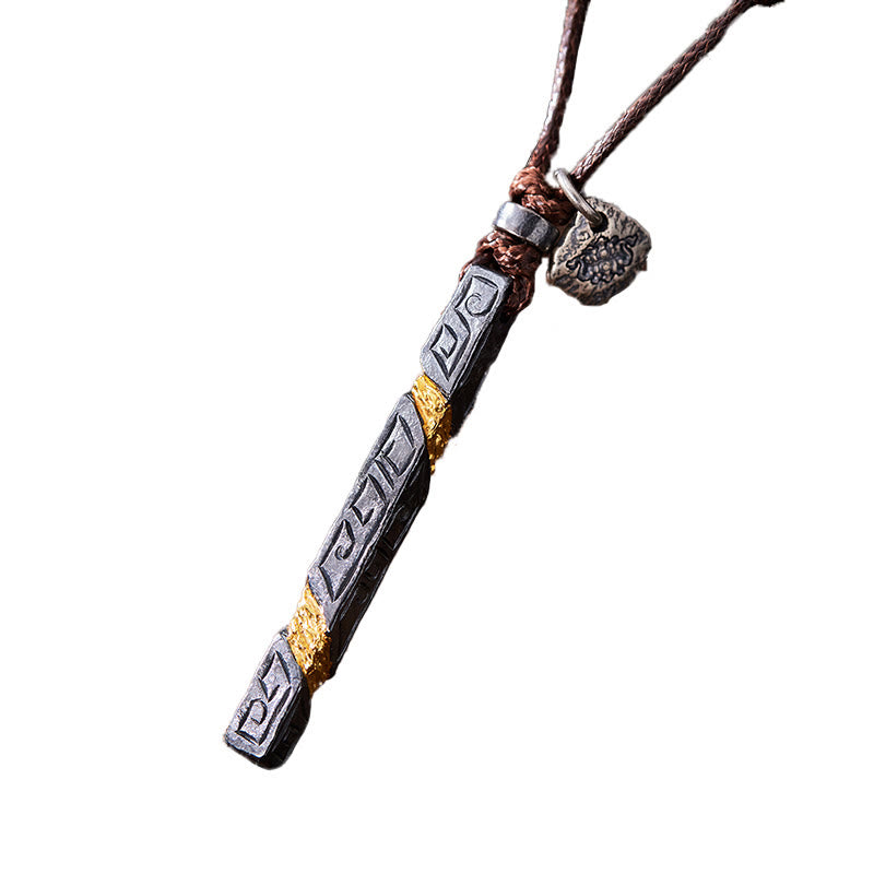 WorldNorse Handcrafted 999 Silver Flowing Fire Twisted Necklace - Style#2 - image 4