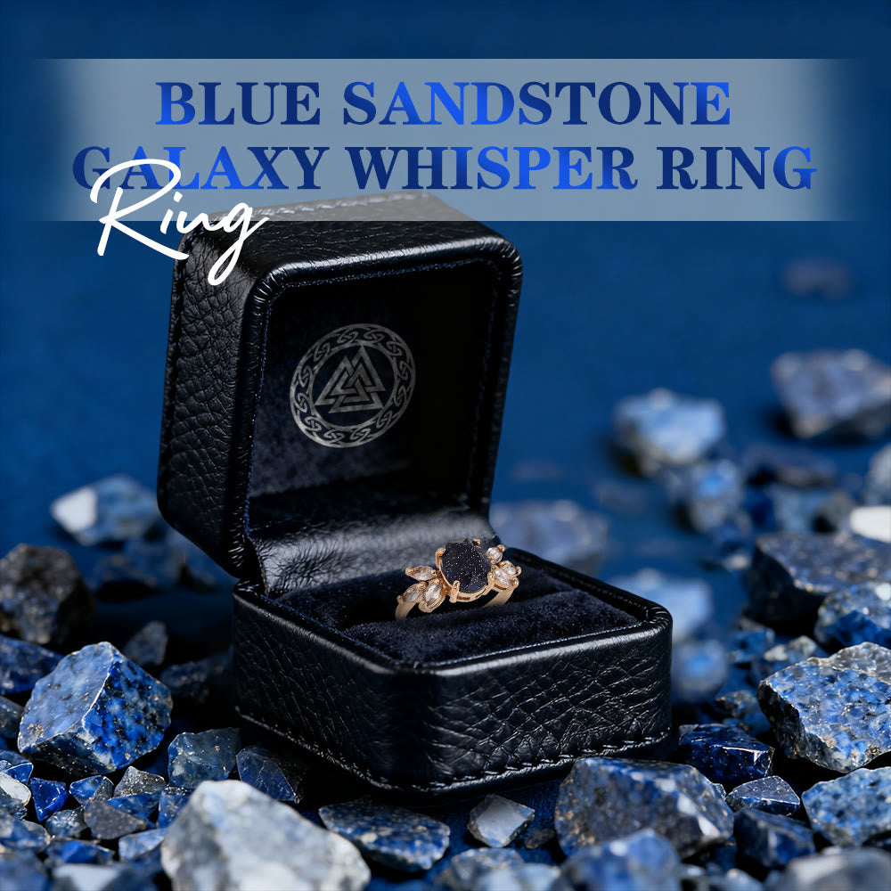 WorldNorse Blue Sandstone Galaxy Whisper Ring - image 2