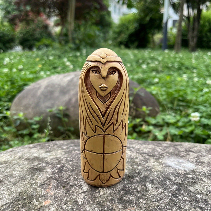 WorldNorse Solar Rune Crowned Statue Decoration - Maiden - image 0