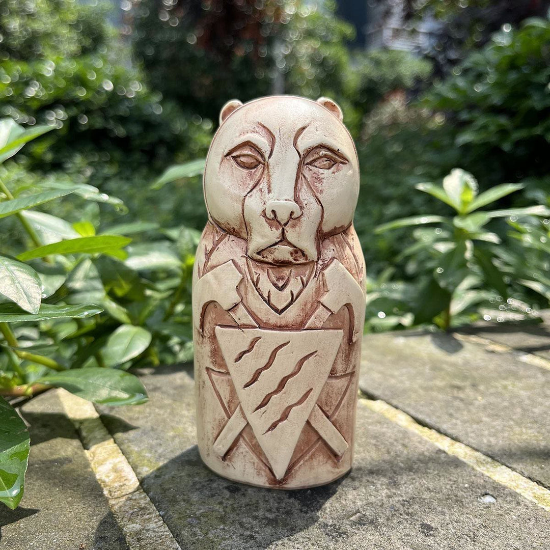 WorldNorse Boar Emblazoned Rune Beard Statue Decoration - Bear - image 8