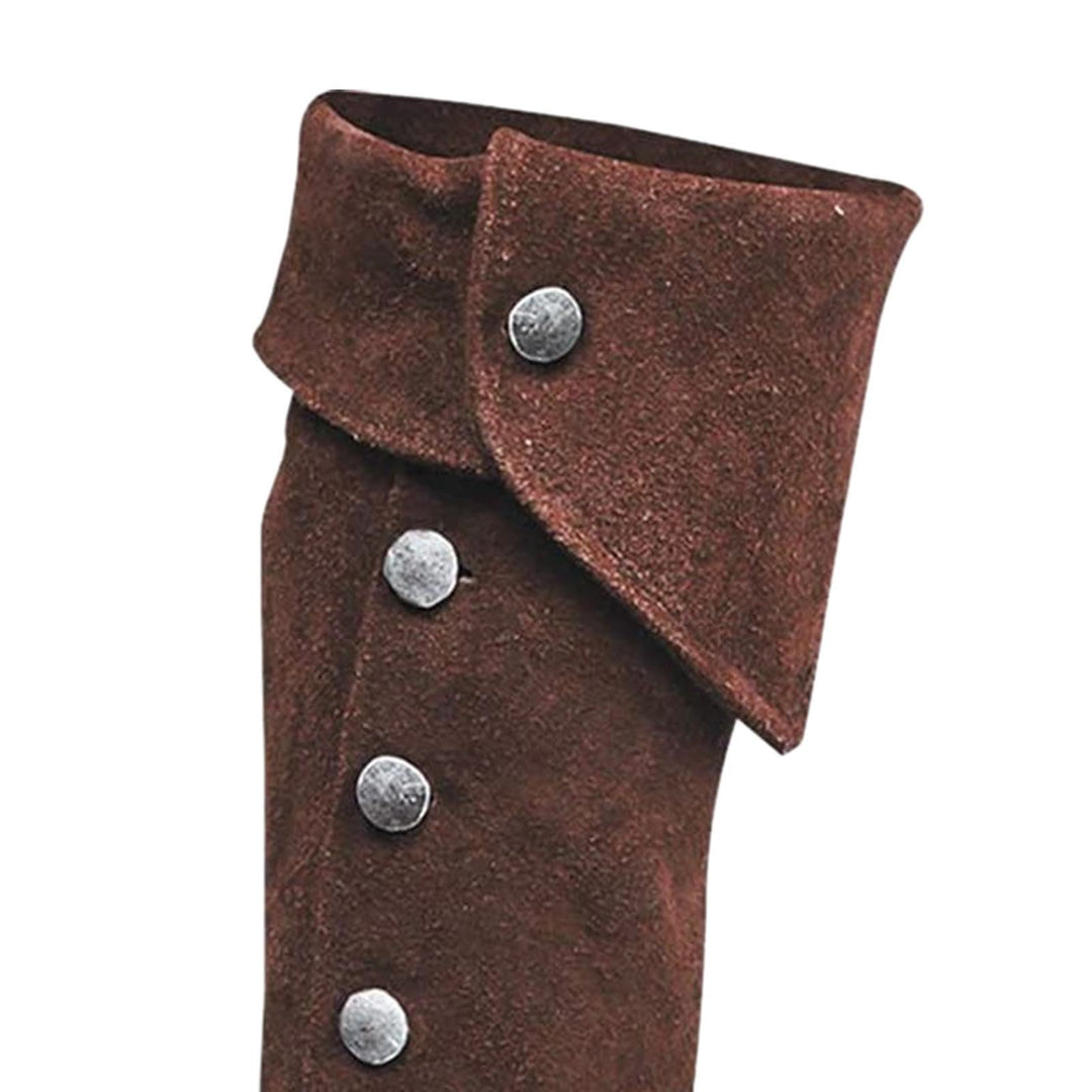 WorldNorse Gothic Lacing Studded Warrior Boots Cover - image 6