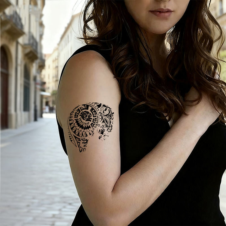 WorldNorse Distressed Vortex Waterproof Tattoo Stickers - image 2