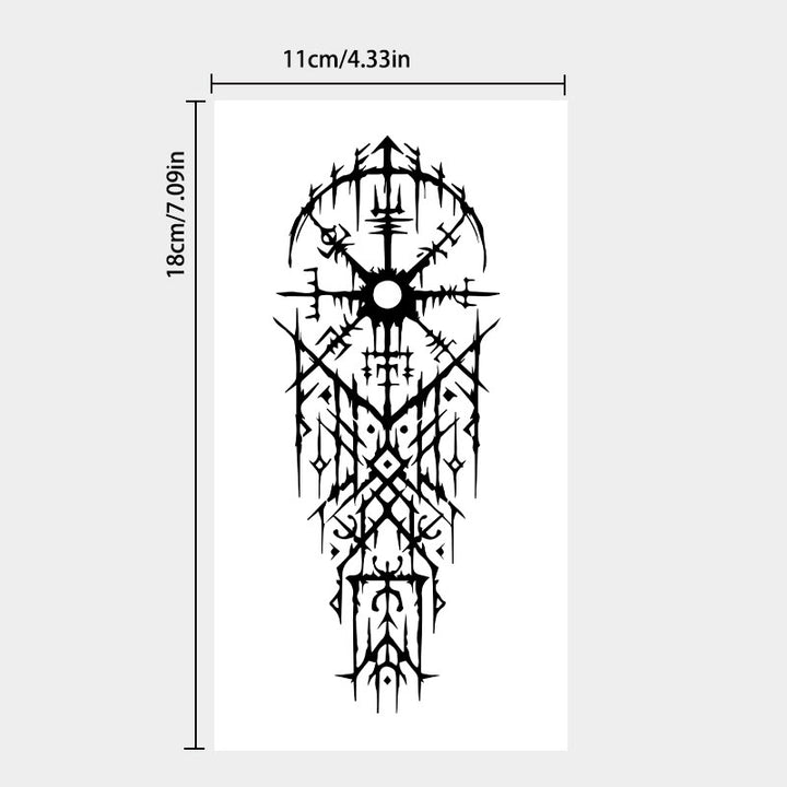 WorldNorse Thorn Sigil Monolith Waterproof Tattoo Stickers - image 3
