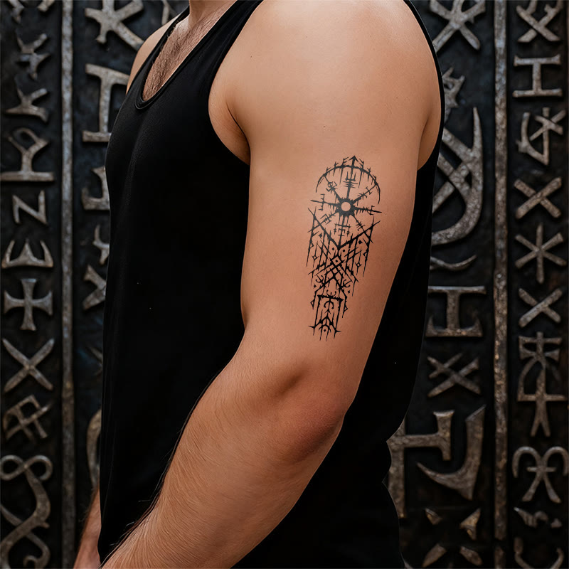 WorldNorse Thorn Sigil Monolith Waterproof Tattoo Stickers - image 5