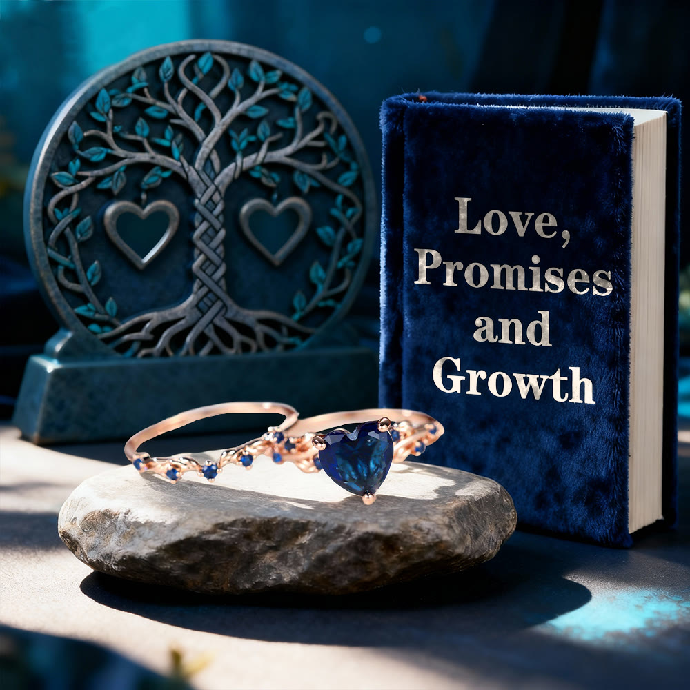 WorldNorse Love Heart Vine Ring Set - image 3