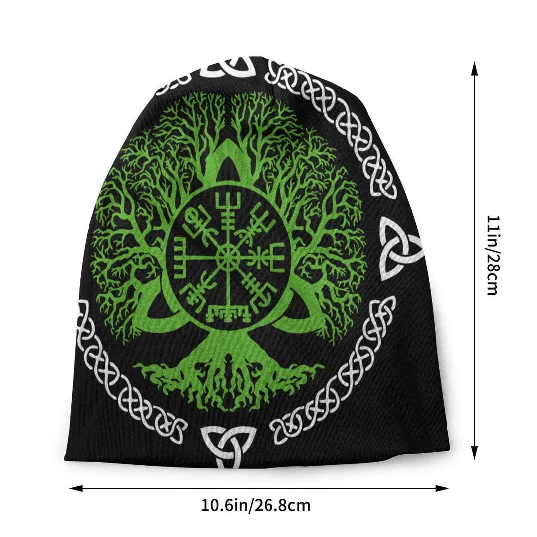 WorldNorse Yggdrasil Vegvisir Triquetra Beanie - image 2