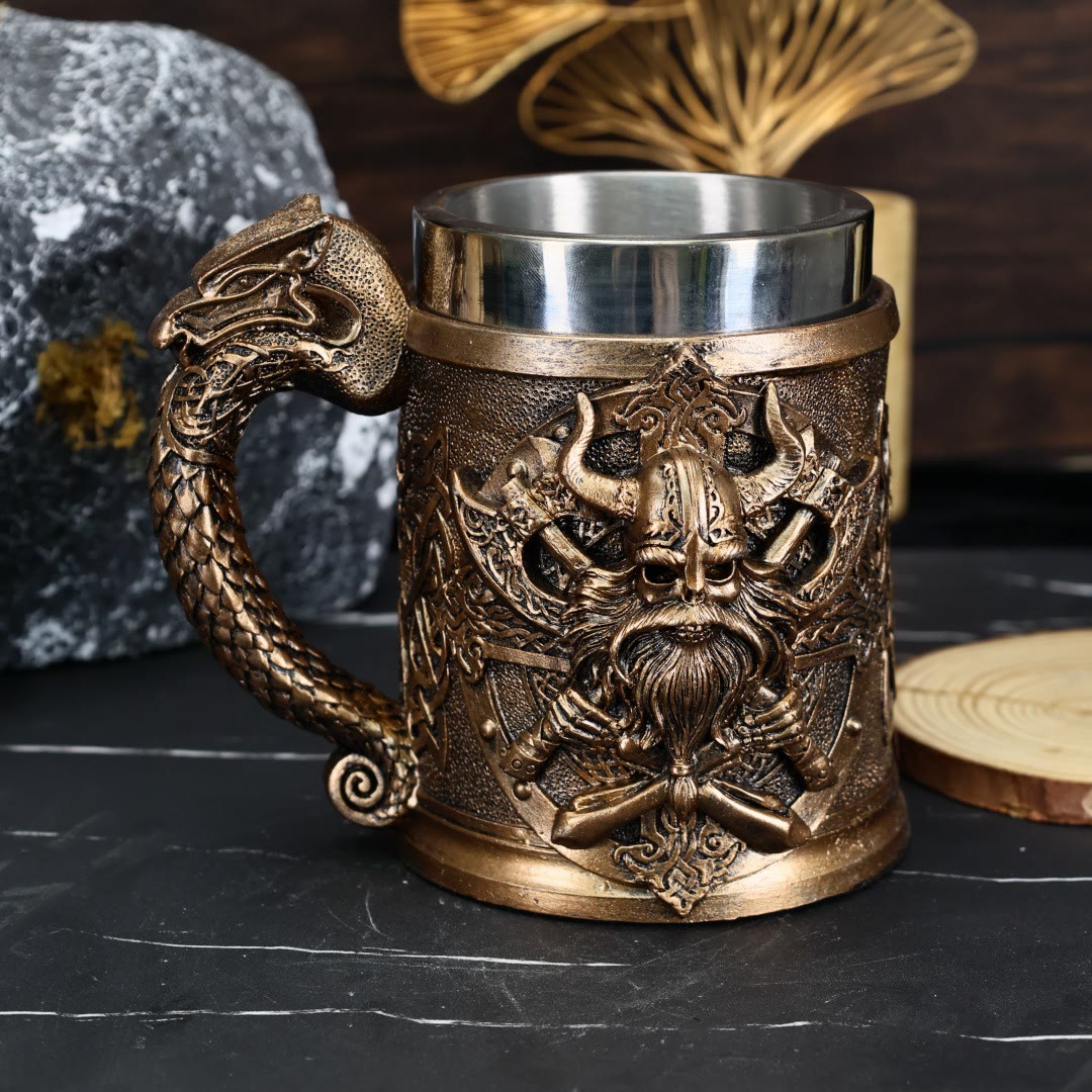 WorldNorse Viking Axe Norse Dragon Warrior Mug - image 2