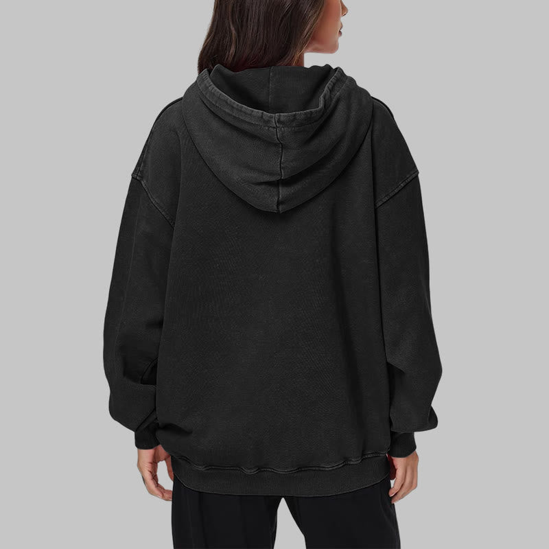WorldNorse Valknut Vegvisir Raven Washed Hoodie - image 9