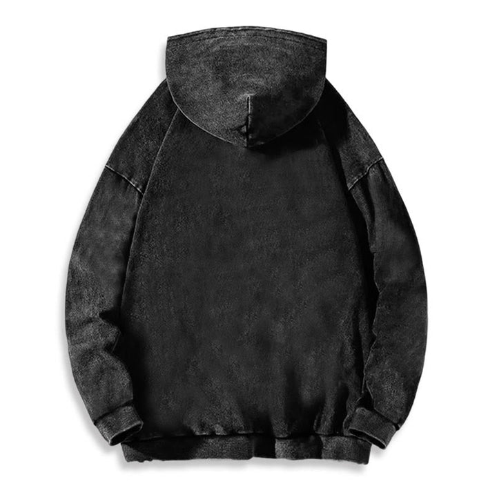 WorldNorse Valknut Vegvisir Raven Washed Hoodie - image 3
