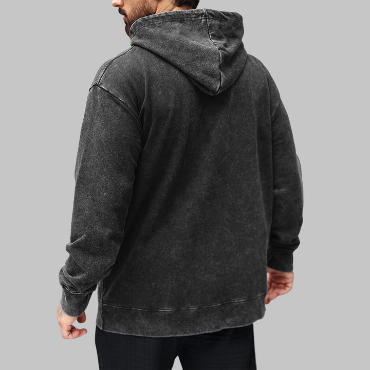 WorldNorse Celtic Knot Norse Dragon Washed Hoodie - image 5