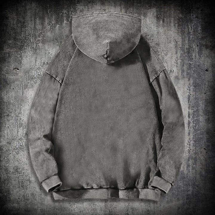 WorldNorse Gothic Rune Viking Elder Washed Hoodie - image 13