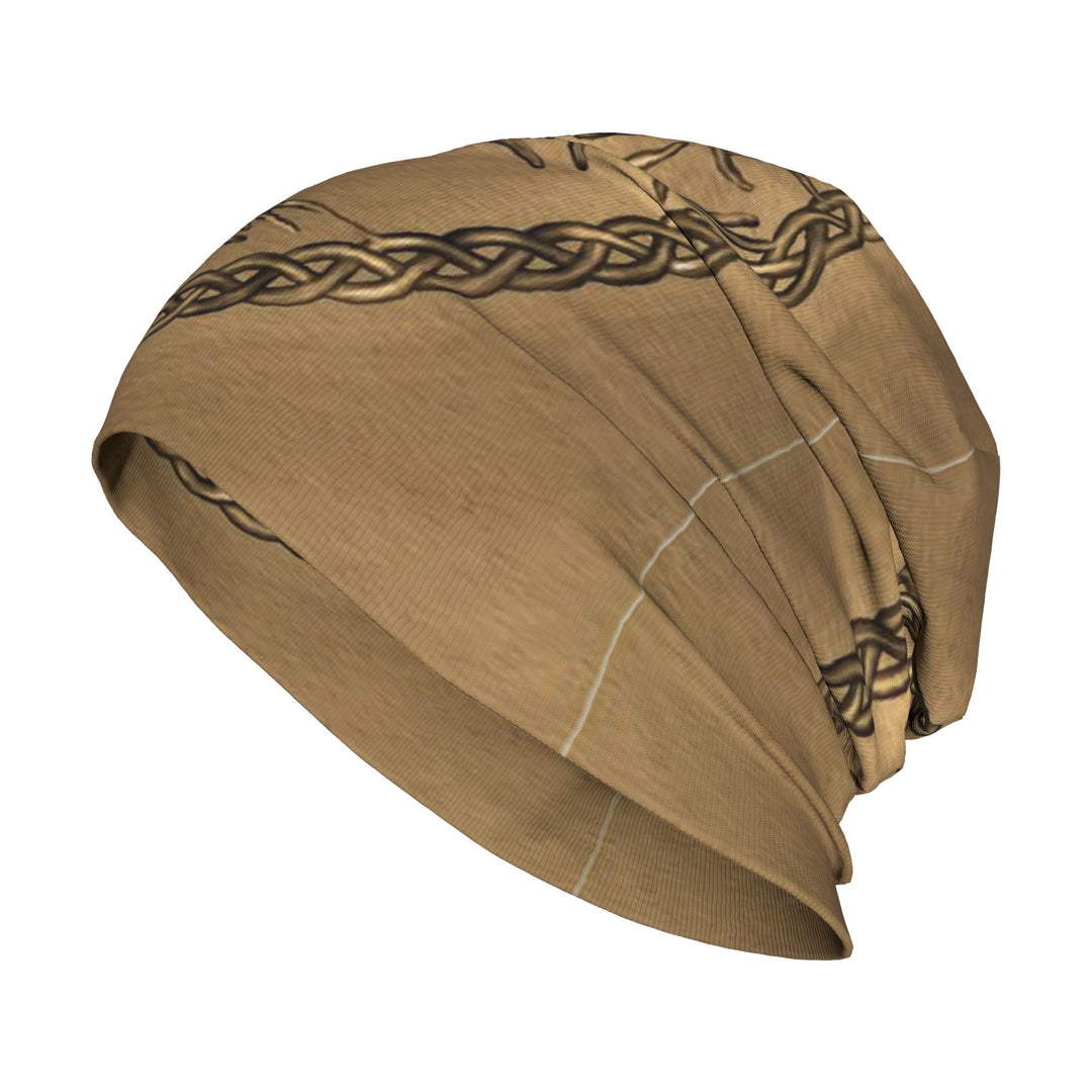 WorldNorse Earth Tone Celtic Knot Yggdrasil Beanie - image 4