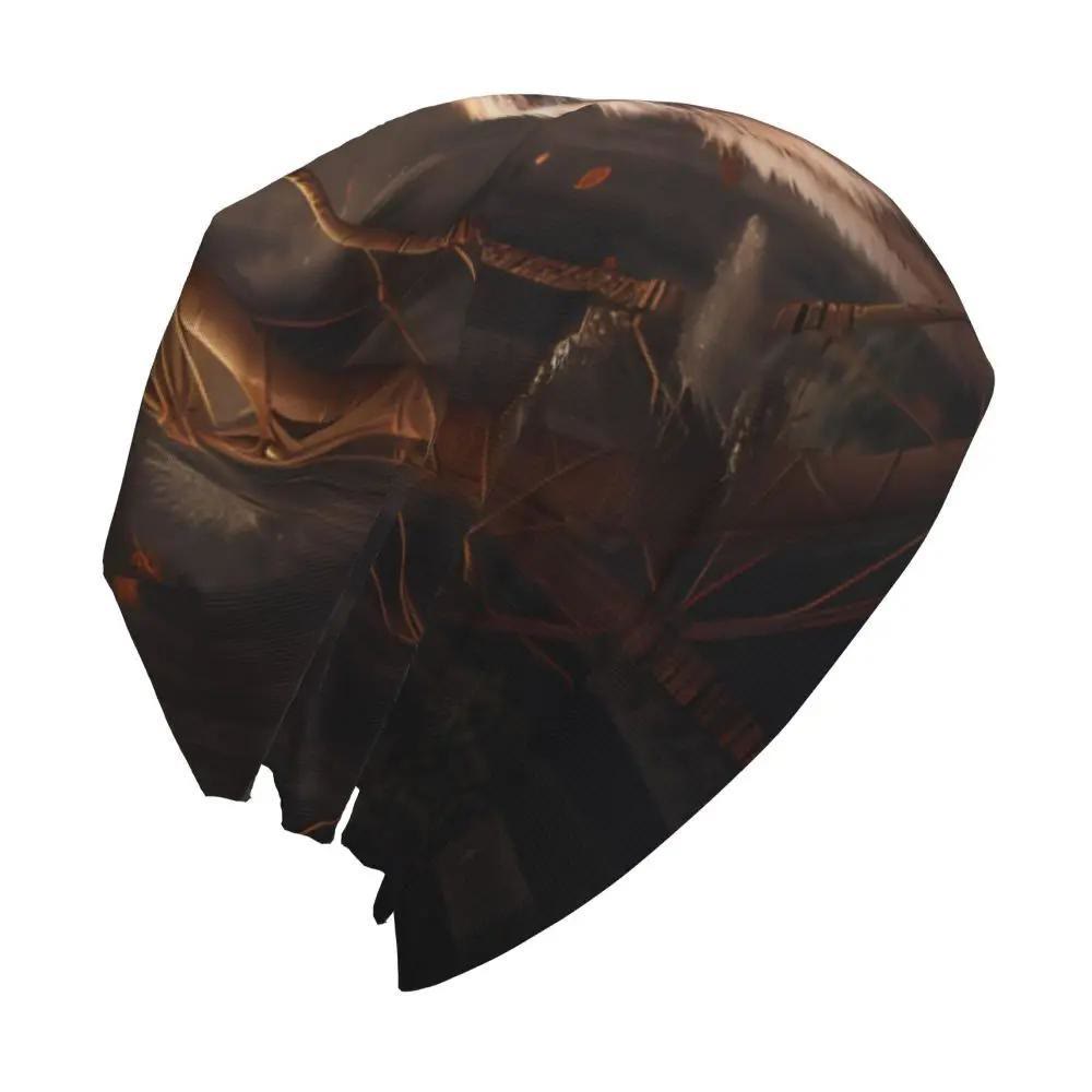 WorldNorse Earthy Wolf Woodweave Beanie - image 3