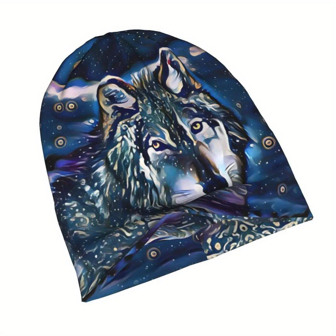 WorldNorse Nebula Wolf Celestial Weave Beanie - image 2