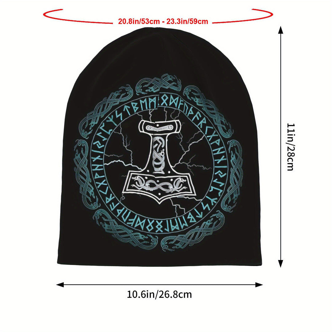 WorldNorse Stormwrought Hammer Circlet Rune Beanie - image 4