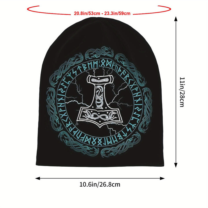 WorldNorse Stormwrought Hammer Circlet Rune Beanie - image 4