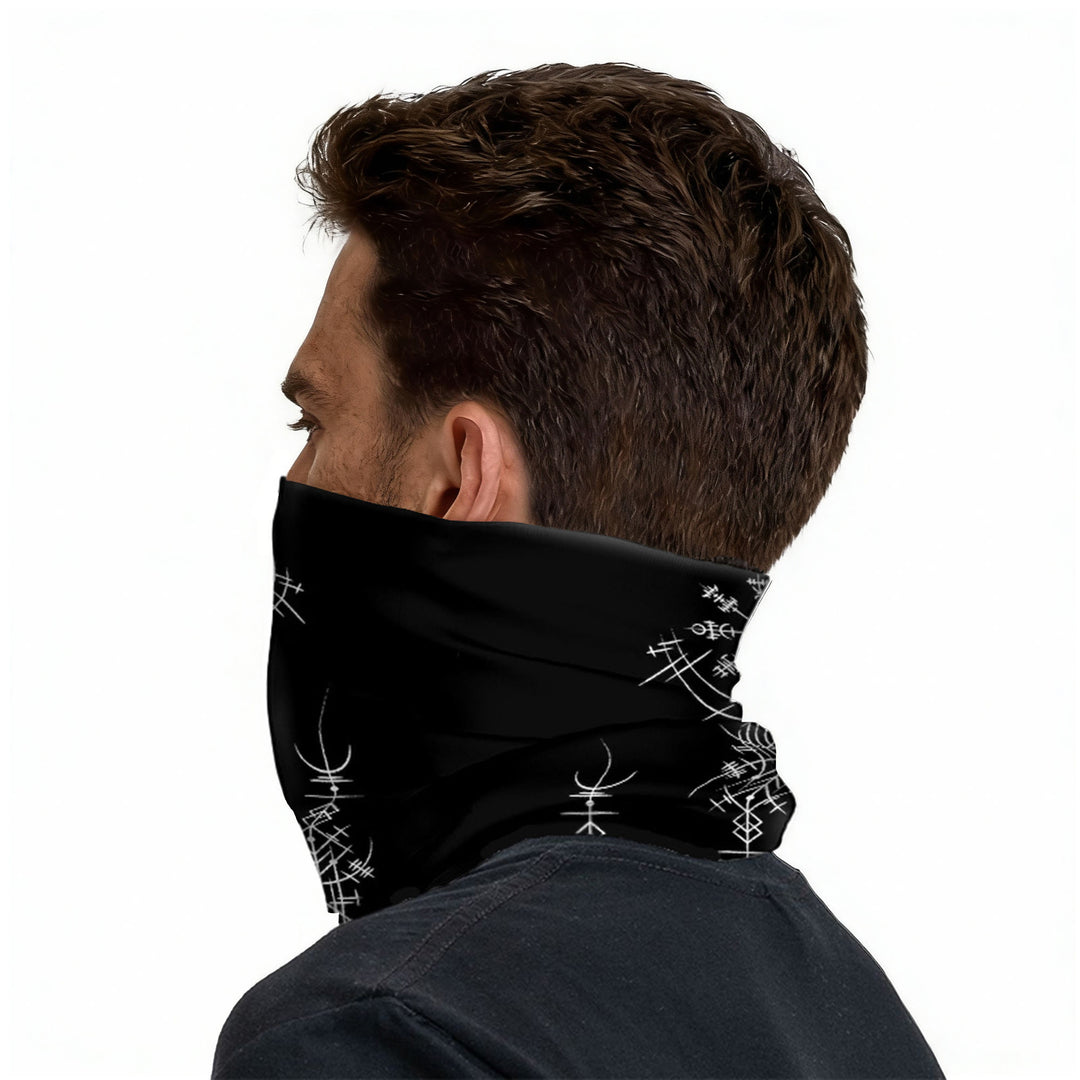 WorldNorse Viking Sigil Vegvisir Face Mask & Neck Gaiter - image 6